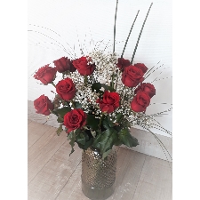 Bouquet de 11 Roses Rouges