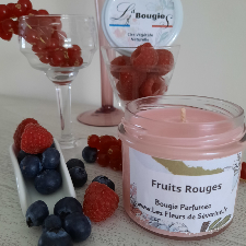  Bougie  Fruits Rouges